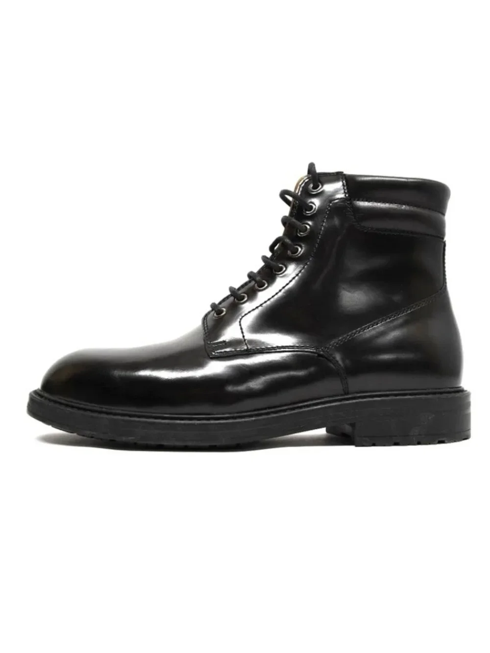 New! Magnanni Grayson Men's Crown Black Combat Boots 25833 Size 10 43 DD509A